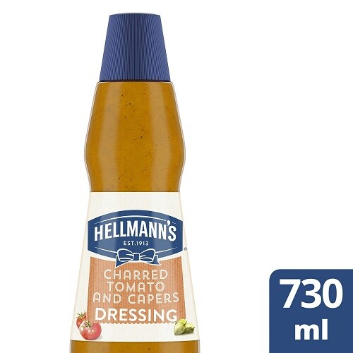 Hellmann's Charred Tomato and Capers Dressing - 选择Hellmann’s极富创意的时尚口味，让平平无奇的菜肴幻化为满载特色的当季美食，或是令人赞不绝口的招牌好菜。